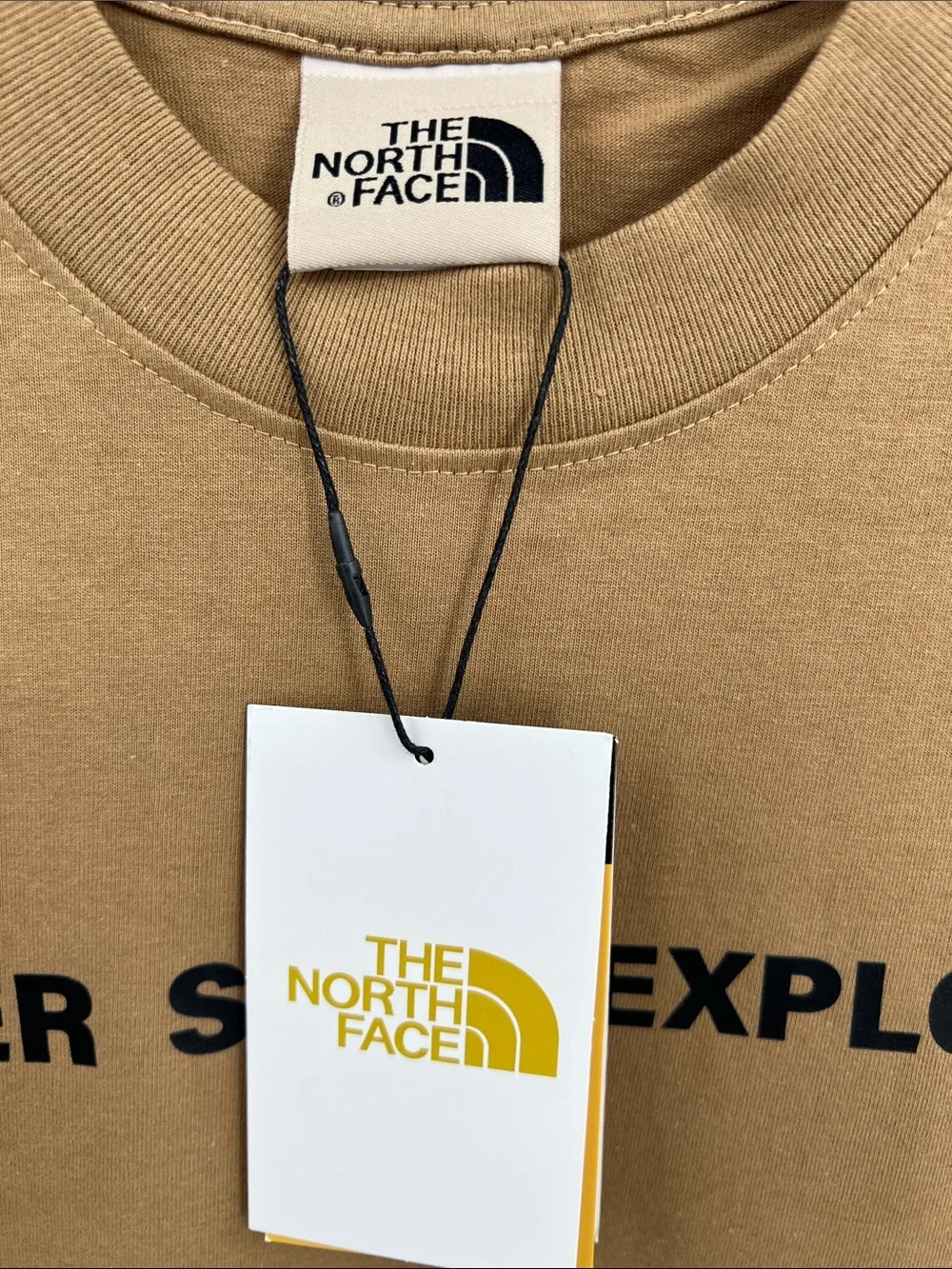 The North Face Men's Brown 'Never Stop Exploring' Short Sleeve Tee